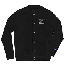 Load image into Gallery viewer, Been There Embroidered Champion Bomber Jacket
