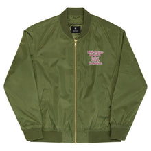 Load image into Gallery viewer, Pink &amp; Green Premium Bomber Jacket
