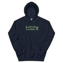 Load image into Gallery viewer, Blue and Yellow Bennett Unisex Hoodie
