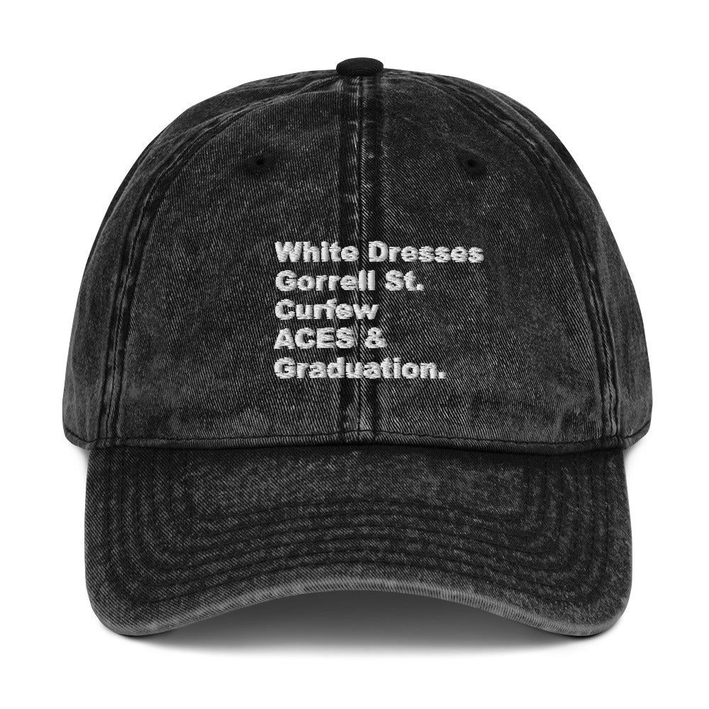 Vintage Cotton Twill Cap