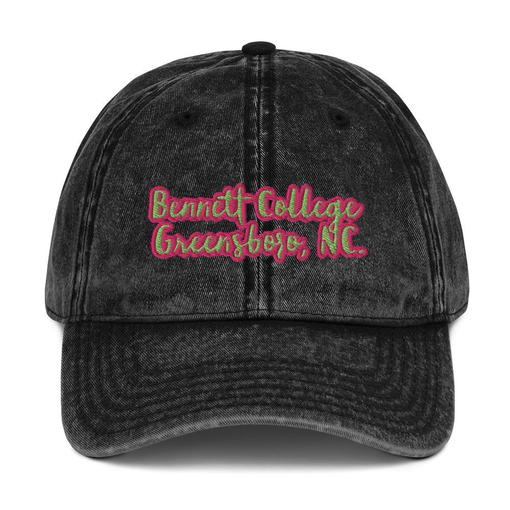 Vintage  Bennett College Cotton Twill Cap