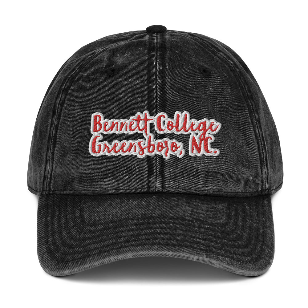 Vintage Bennett College  Cotton Twill Cap