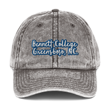 Load image into Gallery viewer, Bennett College Vintage Cotton Twill Cap
