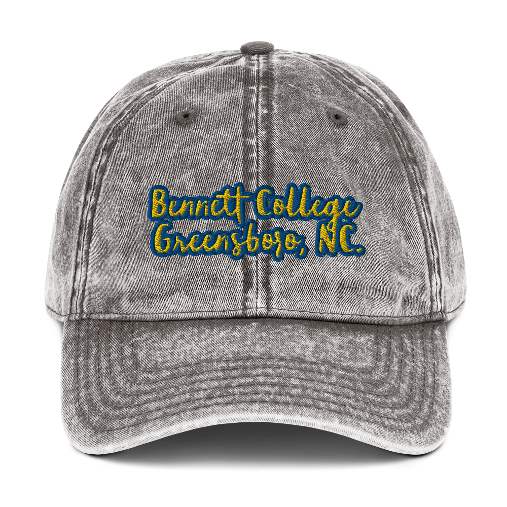 Bennett College Vintage Cotton Twill Cap